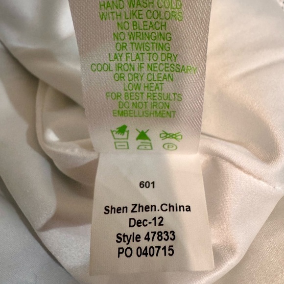 Lilly Pulitzer Rylan Flutter Blue Lurex Boucle Stripe Daisy Pearl Lace Dress Sz6 - Picture 10 of 15